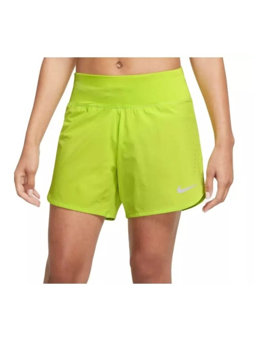 Nike Women's Crew Running Shorts CZ9568-321 Green Size S Small - Picture 1 of 6
